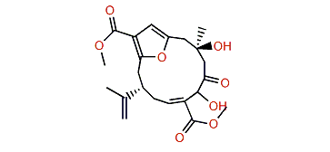 Furanocembrane diester